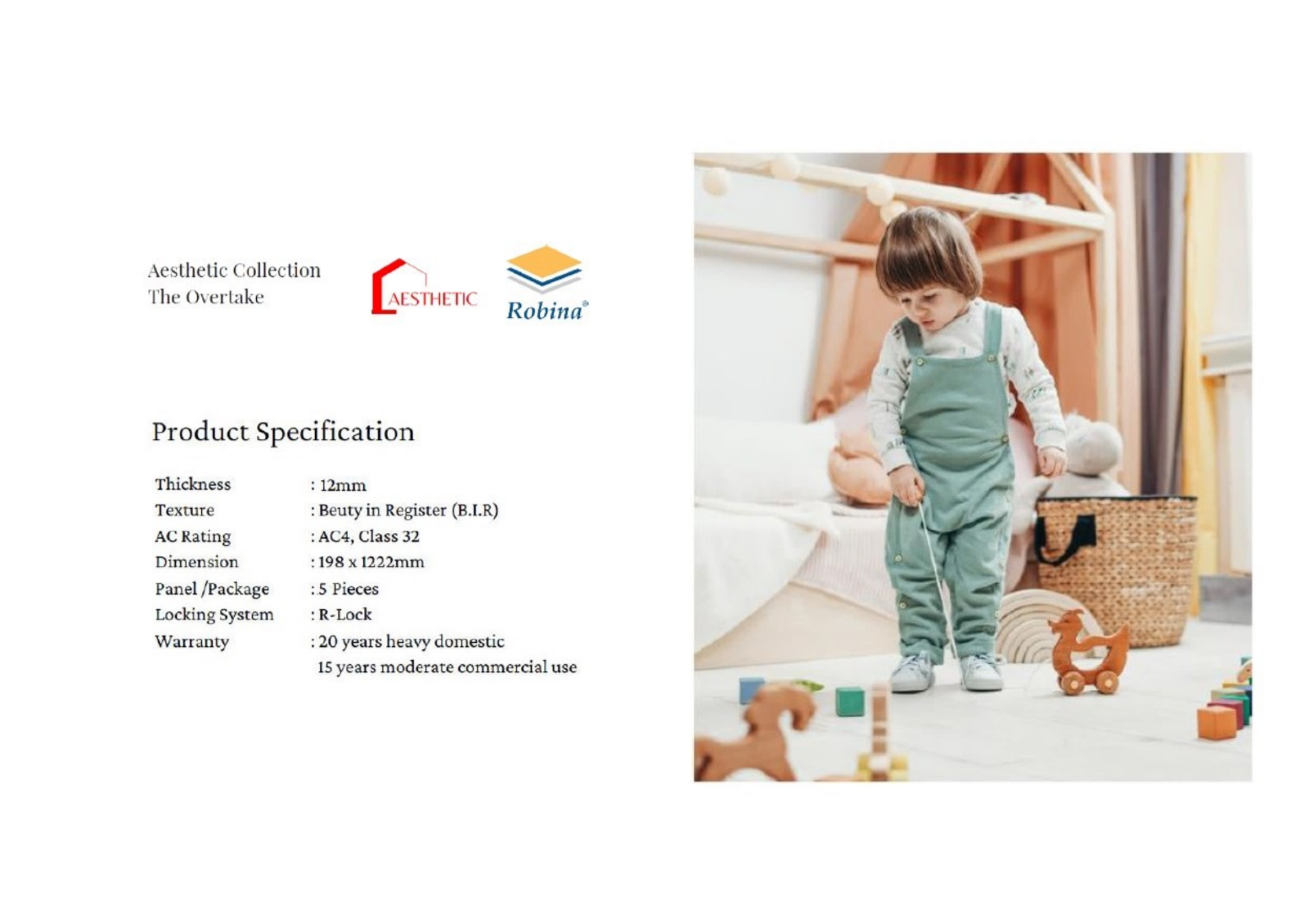Robina Flooring Aesthetic Collection 12MM / AC4
