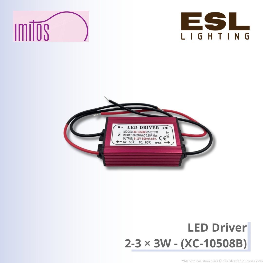 IMITOS LED Driver 2-3 × 3W - XC-10508B IP65