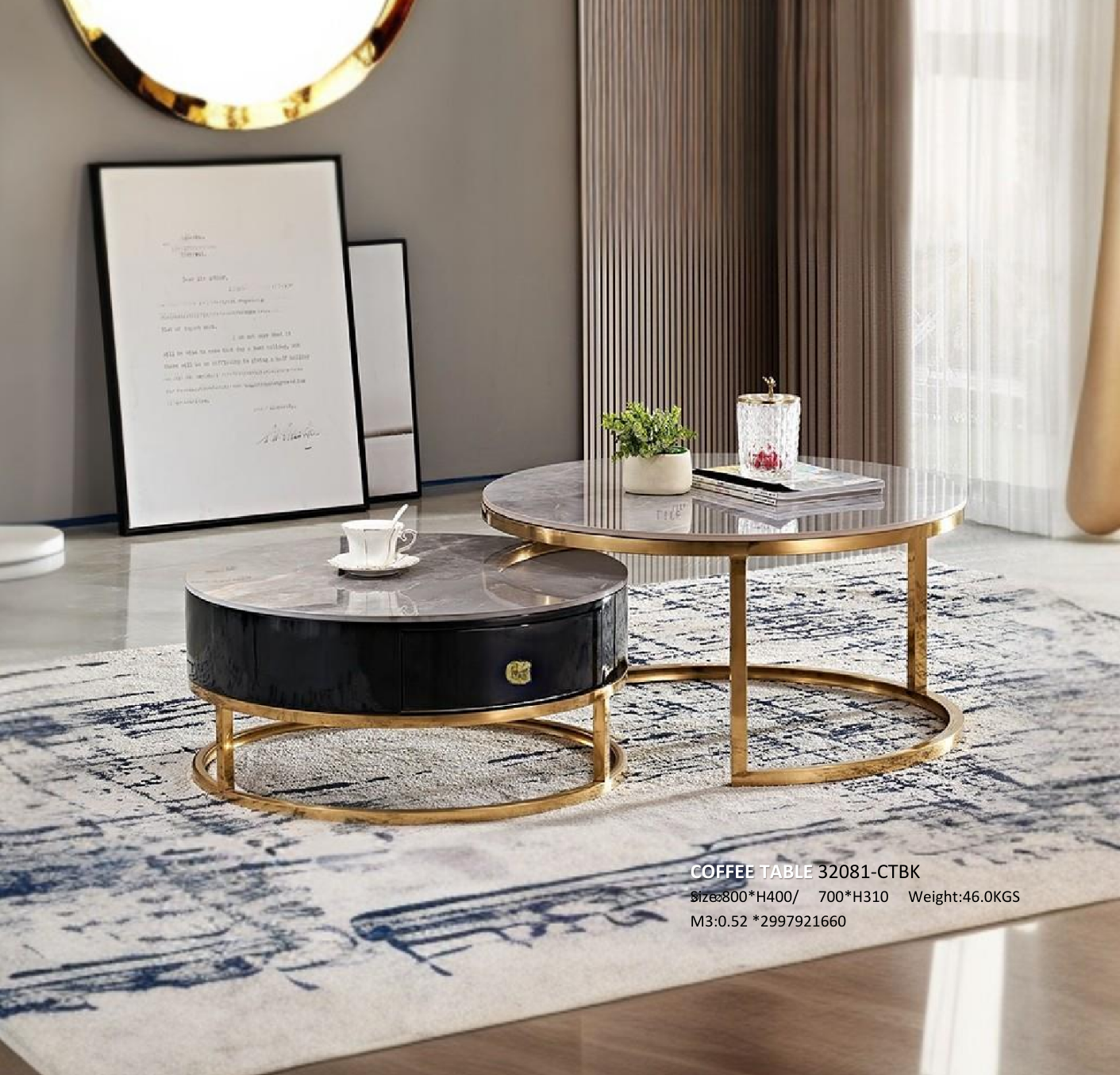 COFFEE TABLE (32081-CTBK)