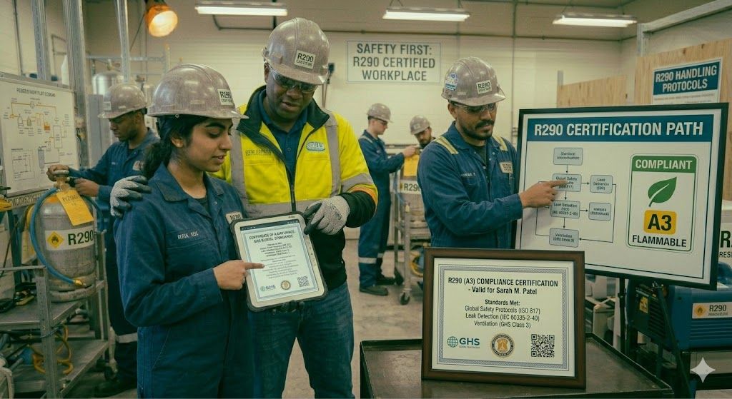 R290 compliance certification standards