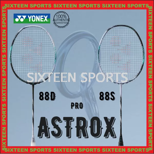 Yonex Astrox 88D / S Pro - 3RD GEN (C/W Yonex BG66 UM string & Ac102 Overgrip) 2024