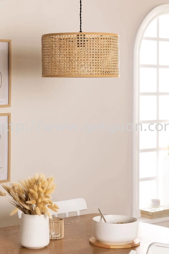 HAN 089 - RATTAN CEILING LAMP