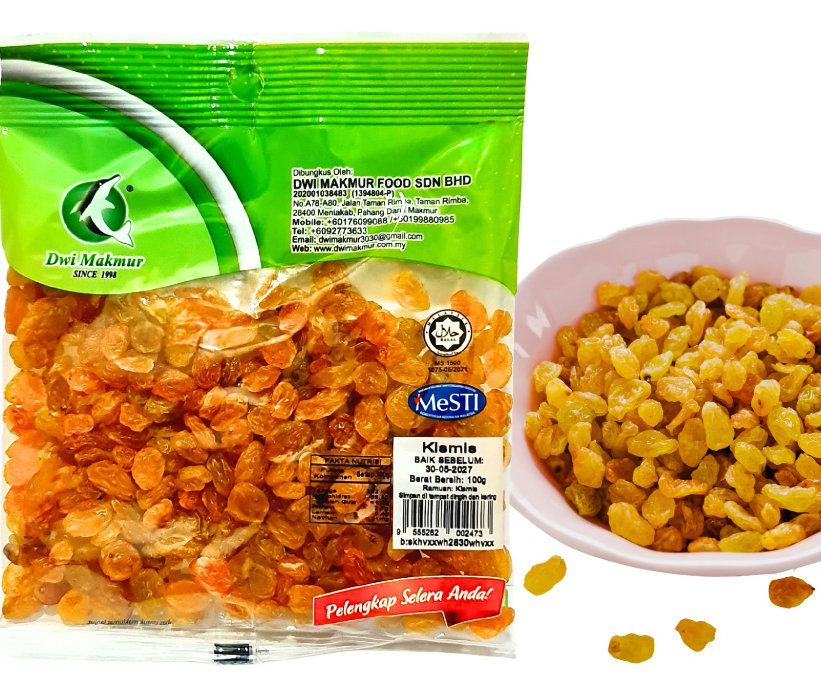 Raisins 100 Grams RM4.25 X 6 Units C.Dwi Makmur