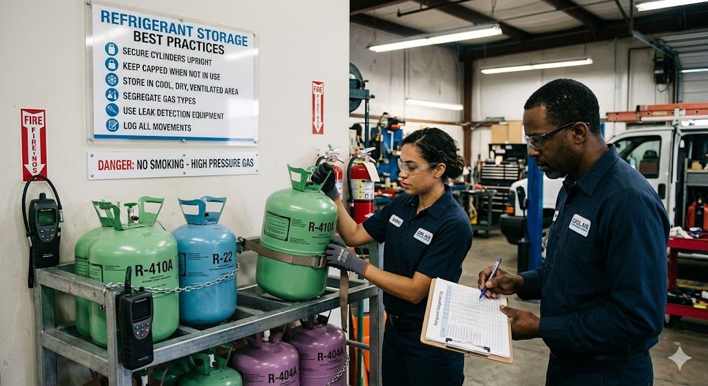 Refrigerant Storage Best Practices