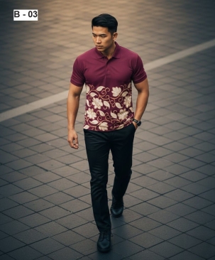 Custom Batik Sublimation T-Shirt