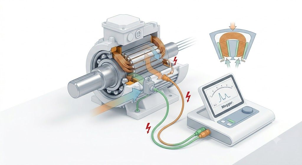 Insulation Resistance Testing on Bearing Motors