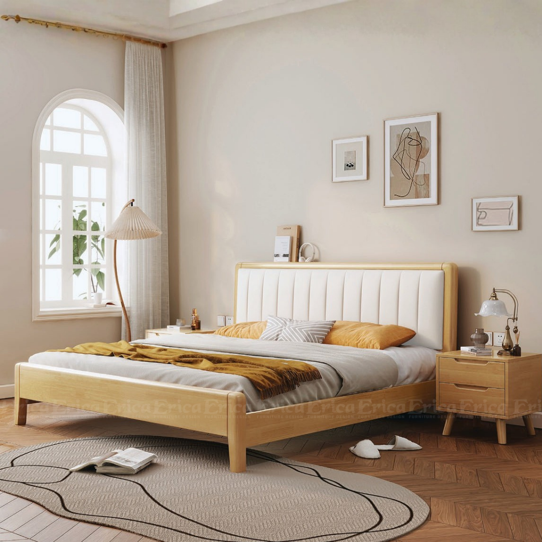 BD821 - MUJI SOLID WOOD BED