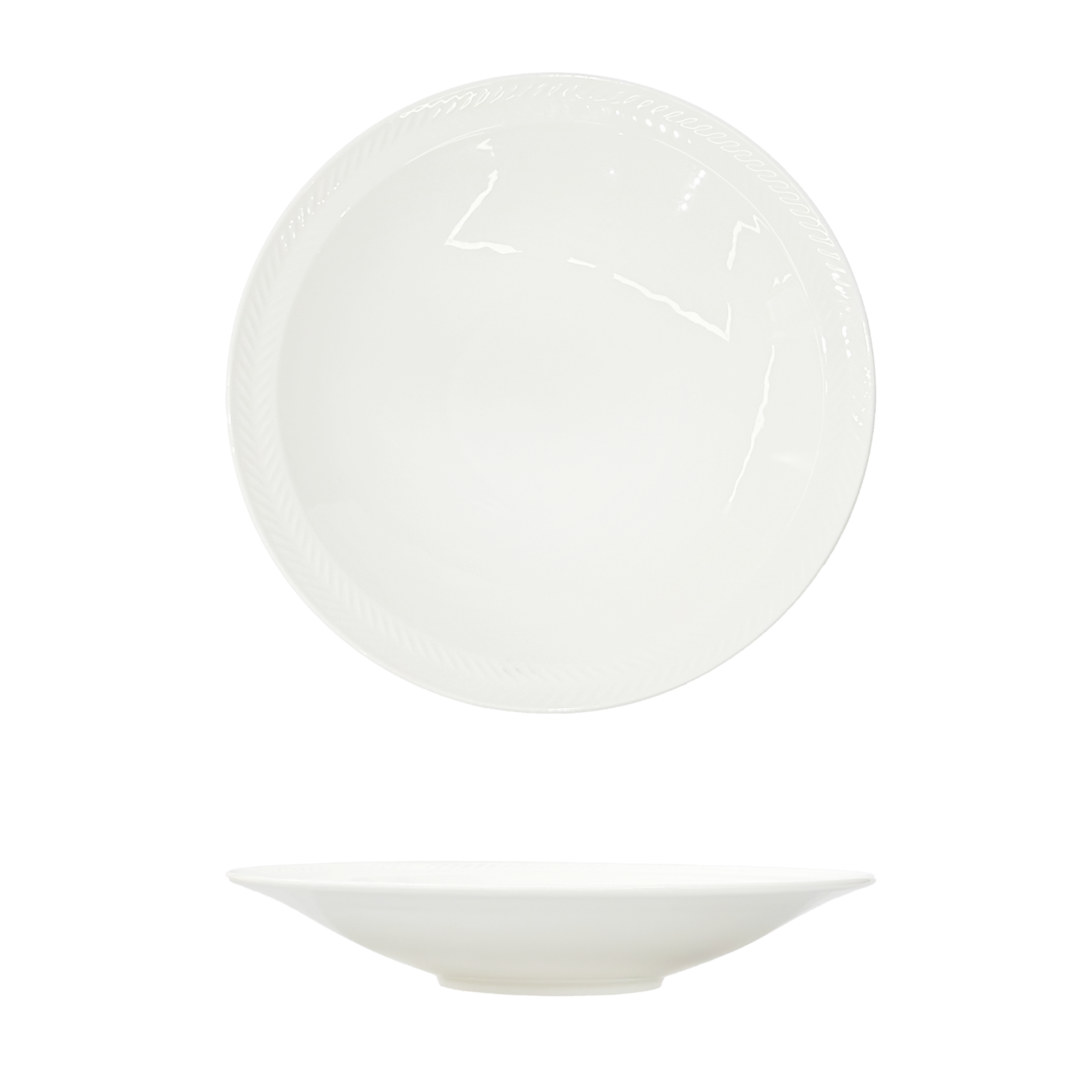 YX-BC-10'' Wheat Bamboo Hat Tray 10 麦穗斗笠盘