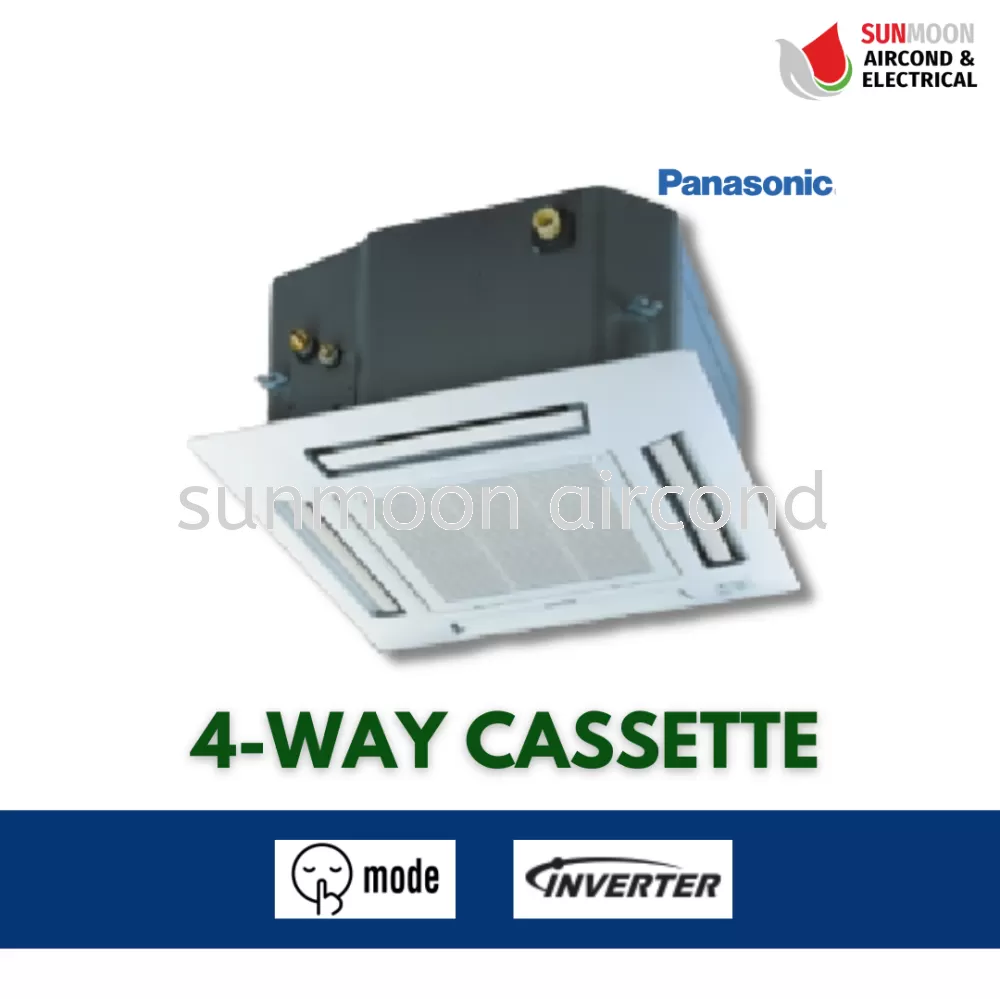 R32 INVERTER 4 WAY CEILING CASSETTE PANASONIC MALAYSIA - LOWER NOISE