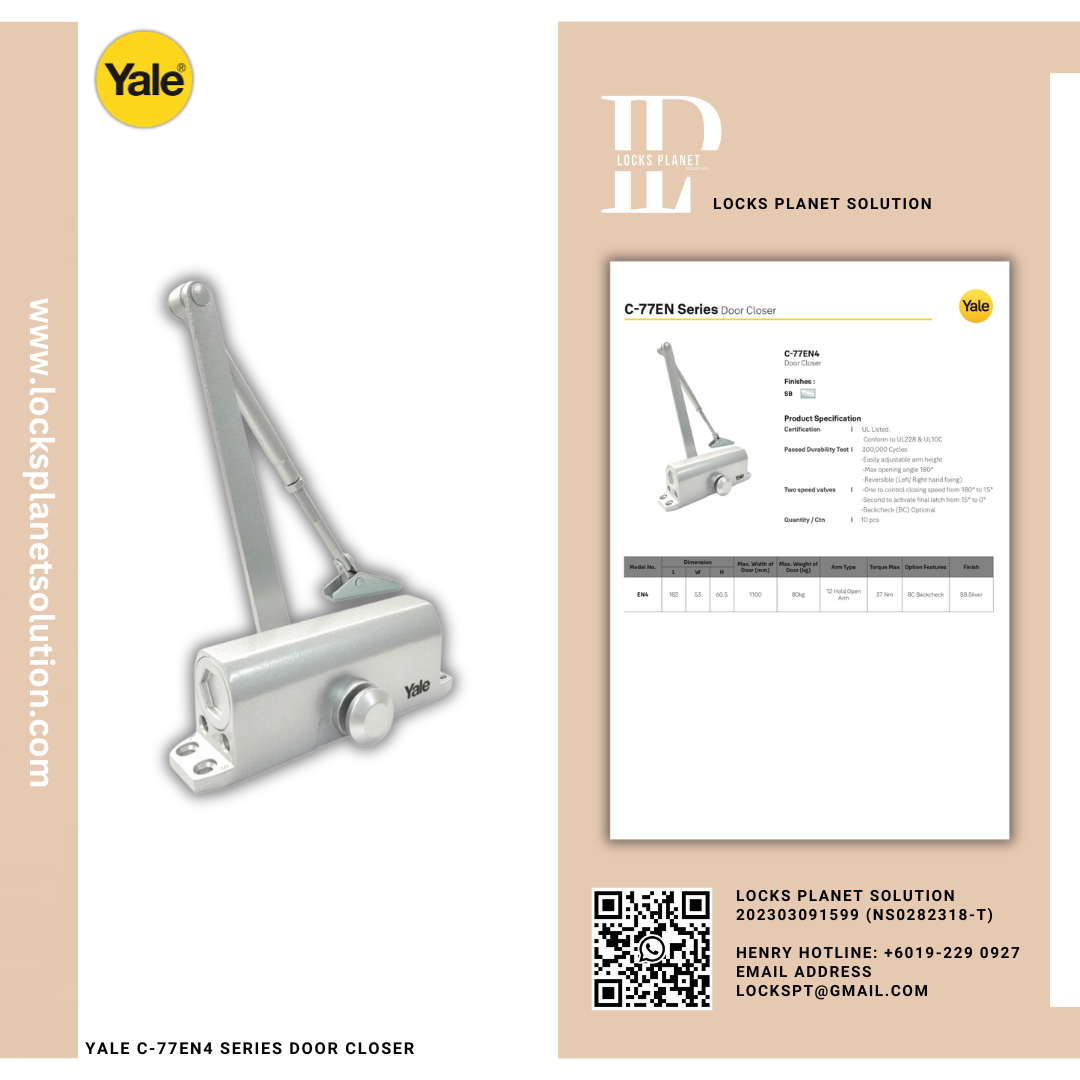 YALE C-77EN2 SERIES DOOR CLOSER