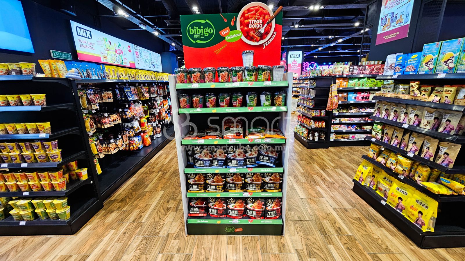 BIBIGO Tteokbokki Display Rack Printing