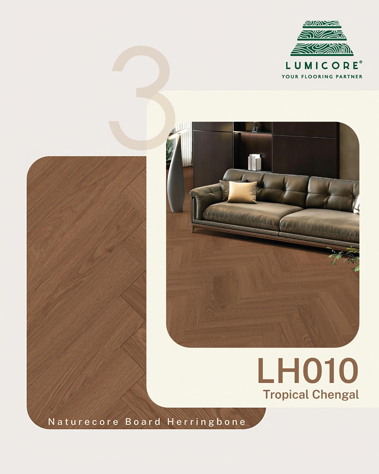 NatureCore Herringbone LHB010