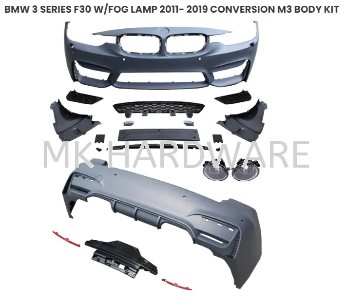 BMW 3 SERIES F30 W/FOG LAMP 2011- 2019 CONVERSION M3 BODY KIT