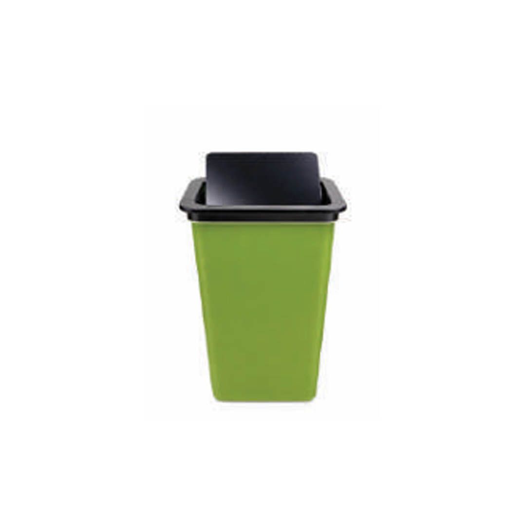 Table Top Mounted Waste Bin with S/Steel Lid #B-WTM12-11-B