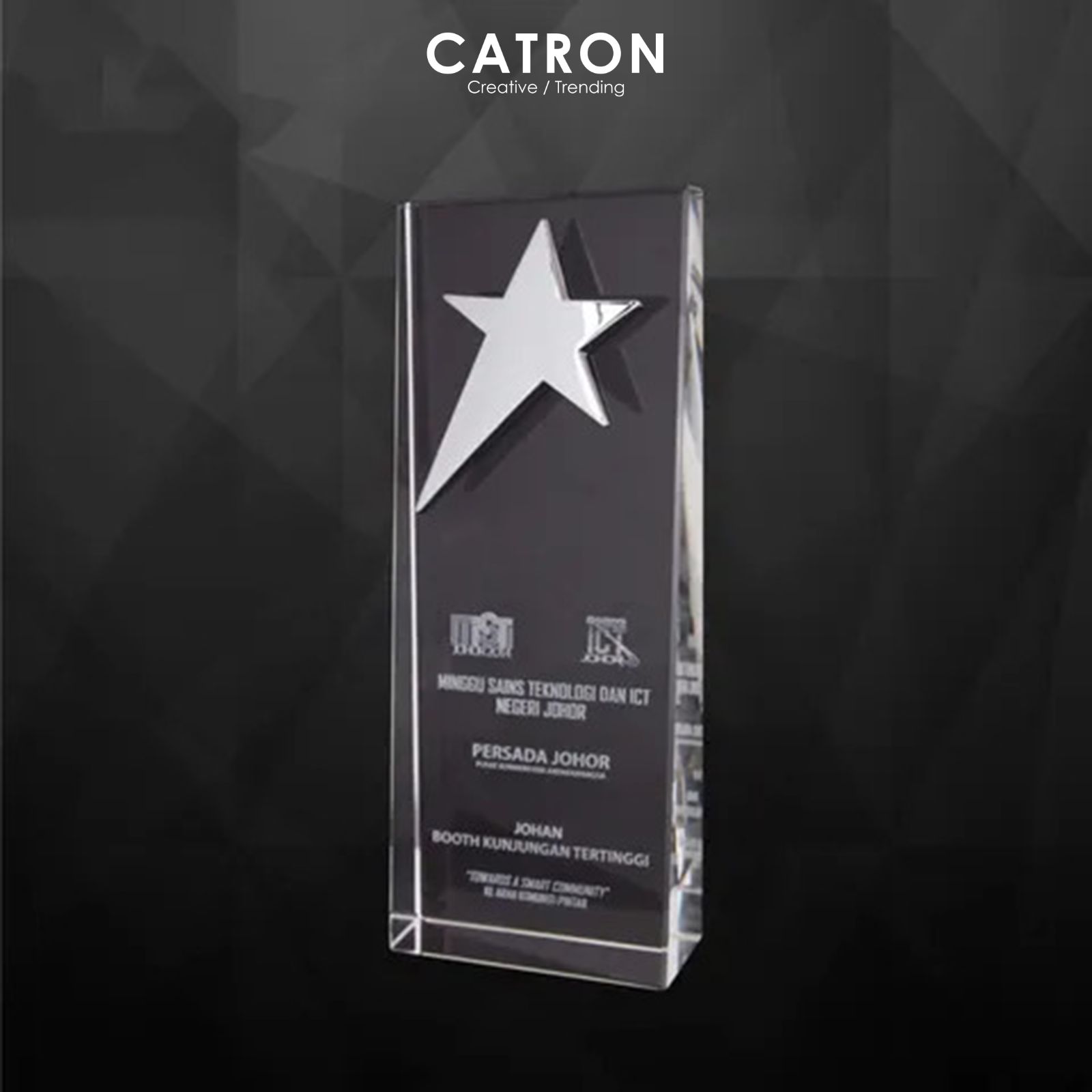 9172 - CRYSTAL PLAQUE