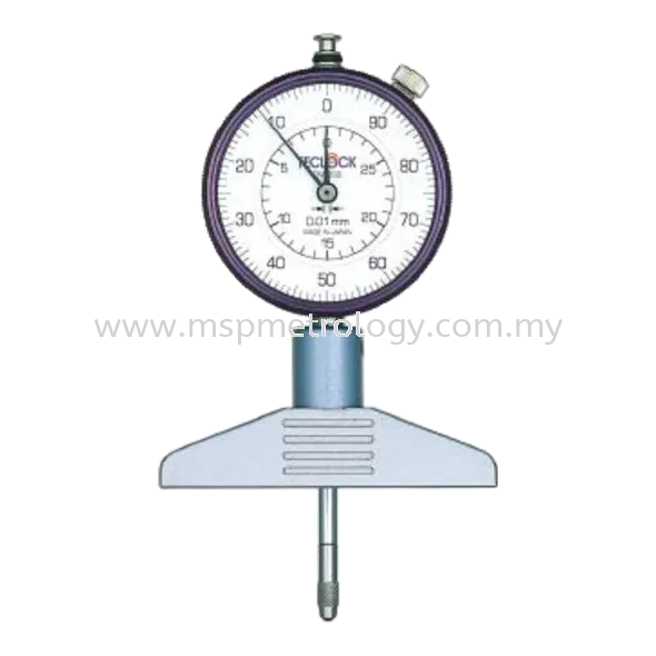 Teclock Dial Depth Gauge,30mm/0.01 (DM-233 Series)