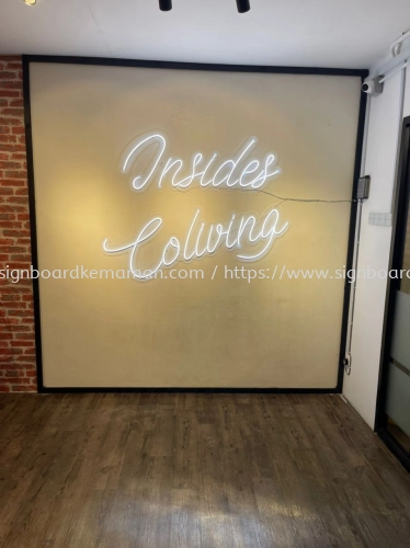 CUSTOM DESIGN INDOOR LED NEON LIGHT LETETR SIGNAGE 