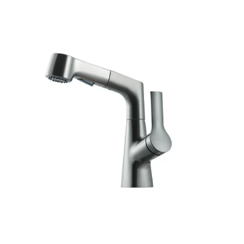 B712-GM | Basin Mixer Tap ( PULL OUT )