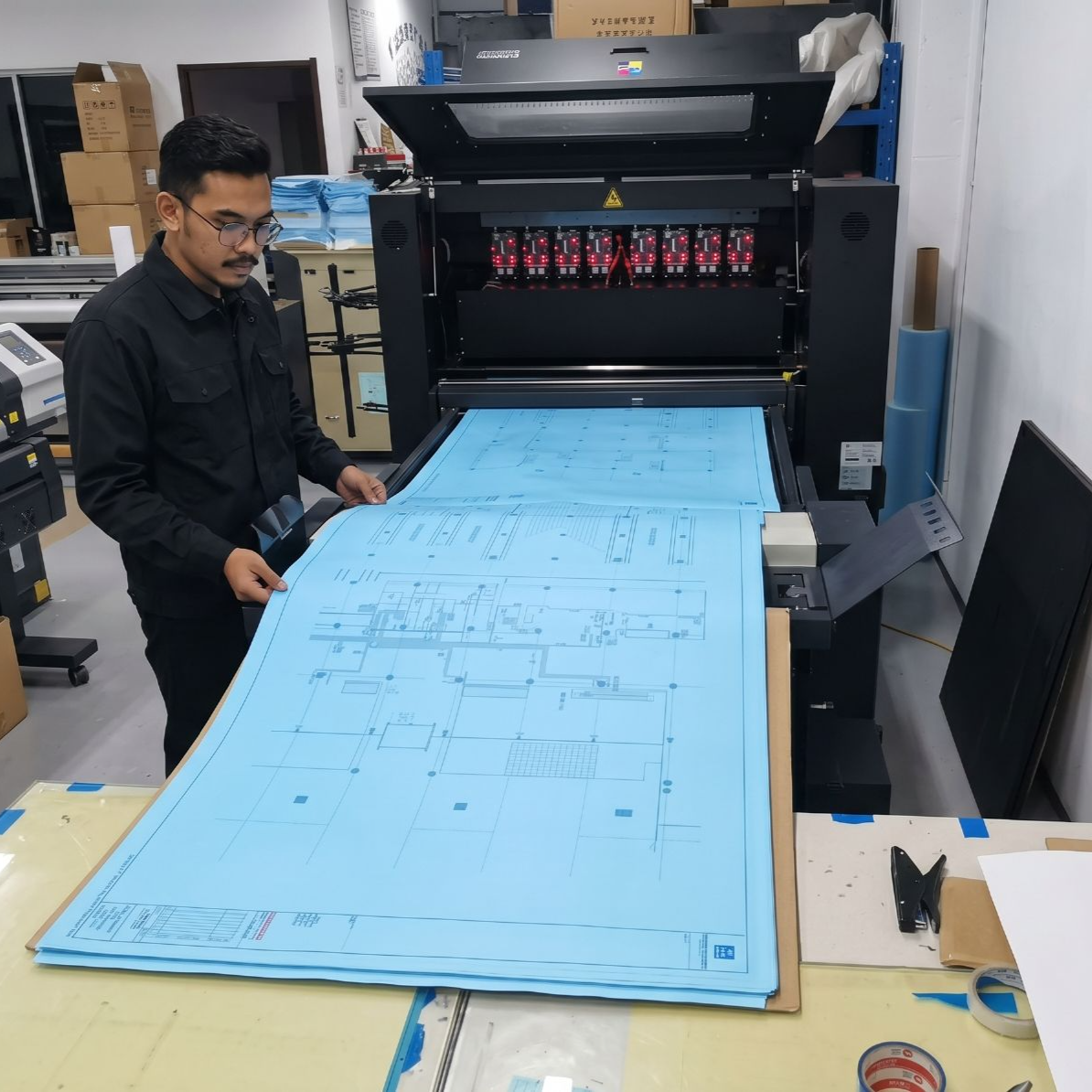 Floor Plan Print (A0 & A1 paper)