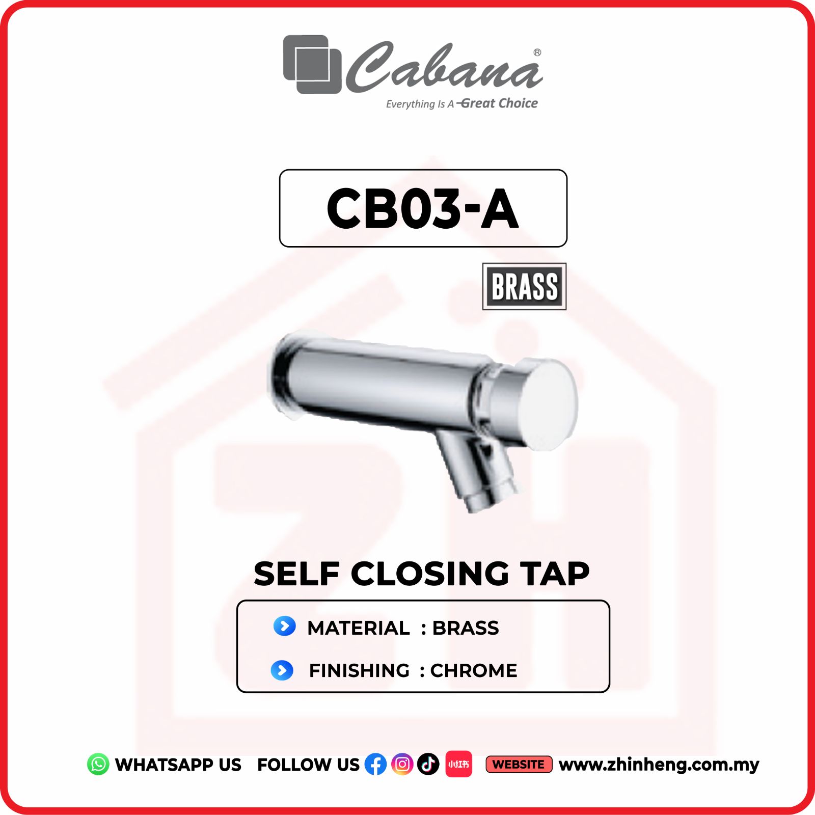 CABANA Self Closing Tap CB03-A