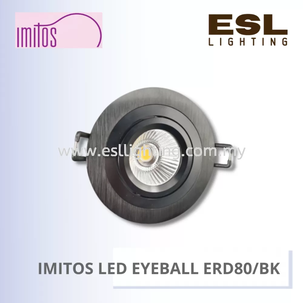 IMITOS LED EYEBALL 7W - ERD80/BK