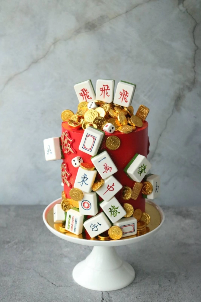 Mahjong Cake
