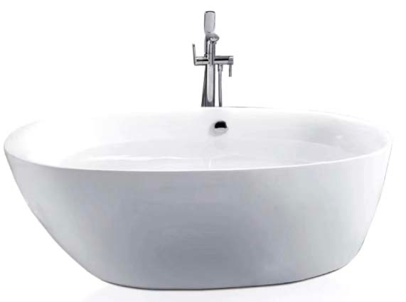 IT-A189 Acrylic Bathtub 1600mm White – Premium Freestanding Bath by ITTO