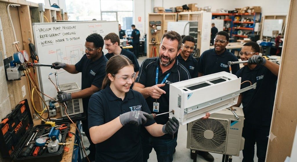 Split AC installation and commissioning course