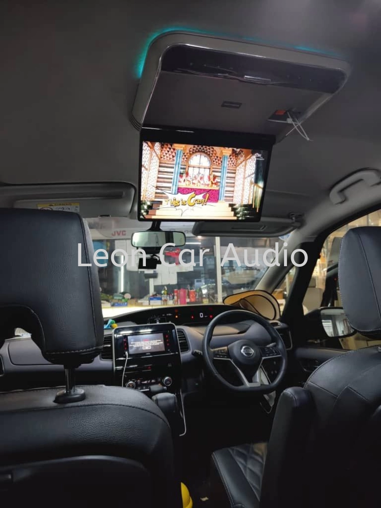 Leon nissan Serena c27 14" fhd hdmi usb mp4 roof led monitor