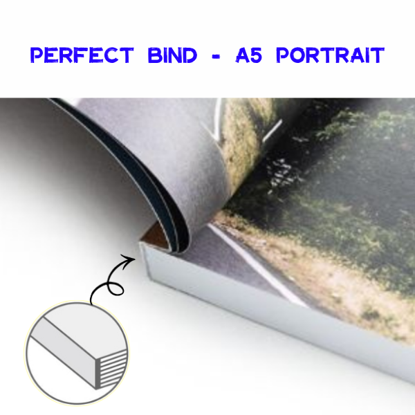 Perfect Bind Booklet (A5 Portrait)