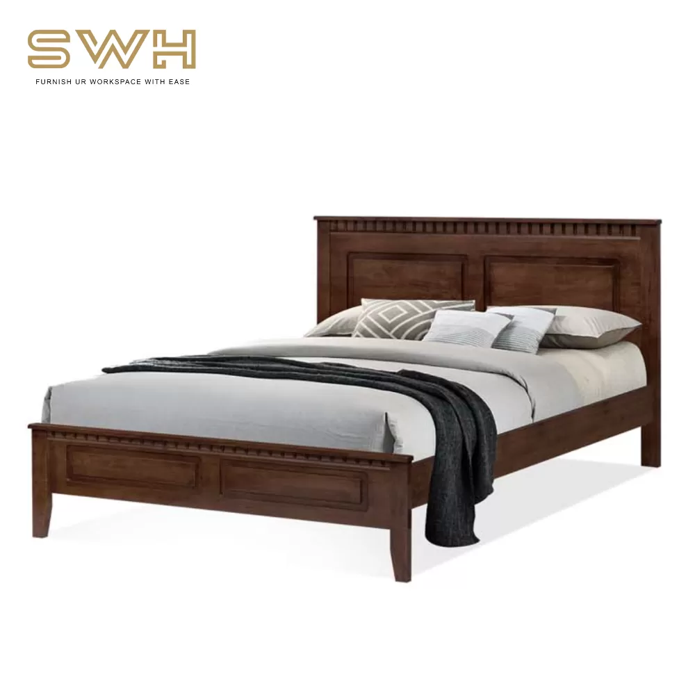 KP DARWISH ( C ) Queen King Solid Wood Bed Frame | Bedroom Furniture Store