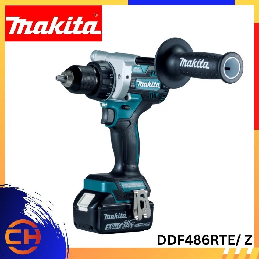 Makita DDF486RTE/ Z 13 mm (1/2") 18V Cordless Driver Drill