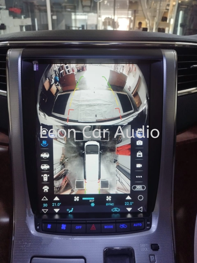 Toyota Vellfire Alphard anh20 home theater system oem 12.1" tesla android 4ram 64gb 360 3D panoramic view parking recorder camera player