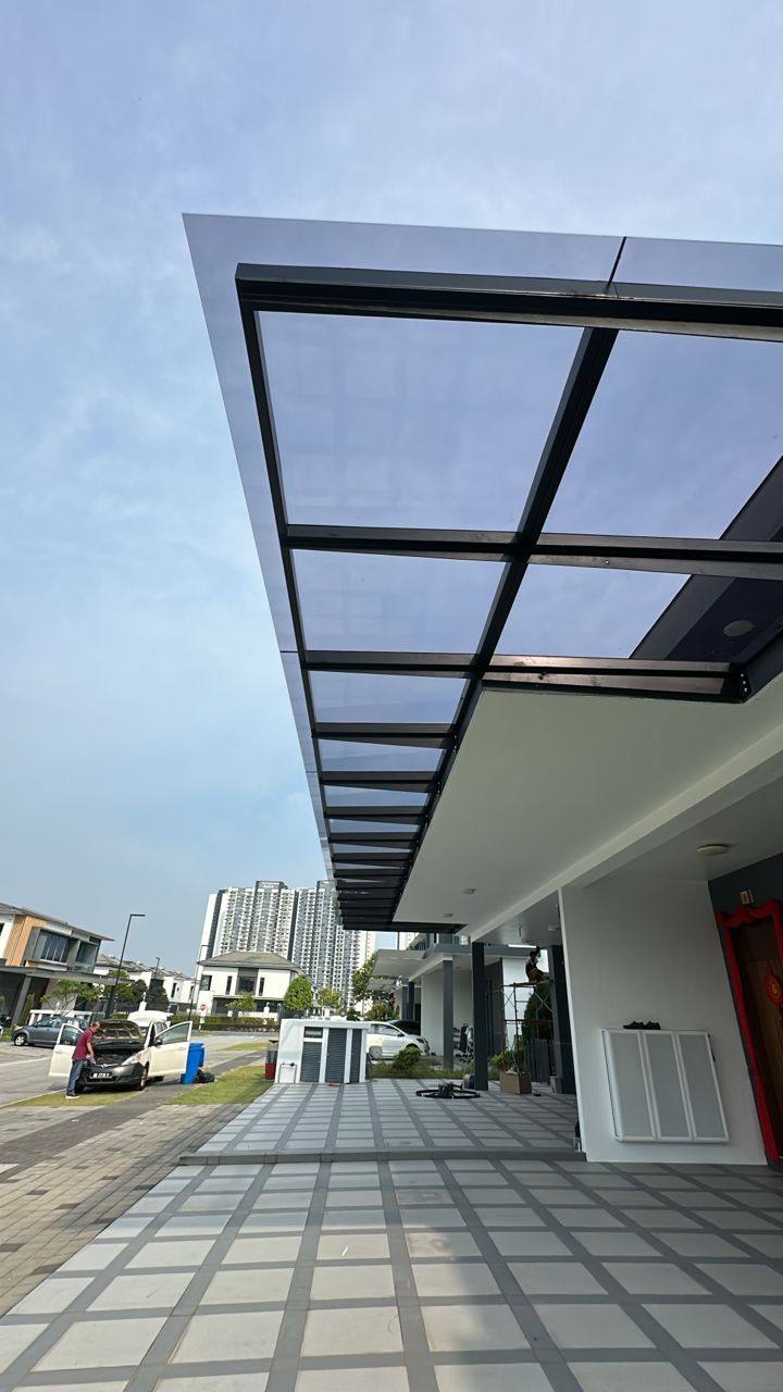HOUSE PORCH GLASS & ALUMINIUM AWNING MAKER IN ARA DAMANSARA, PUCHONG JAYA & SUBANG USJ