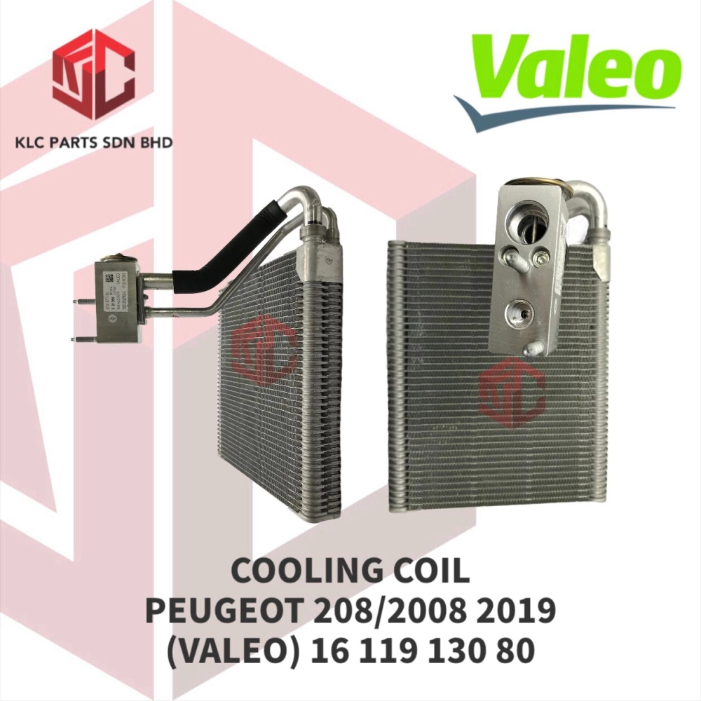 COOLING COIL PEUGEOT 208 / 2008 2019 W/VALVE (VALEO) 16 119 130 80