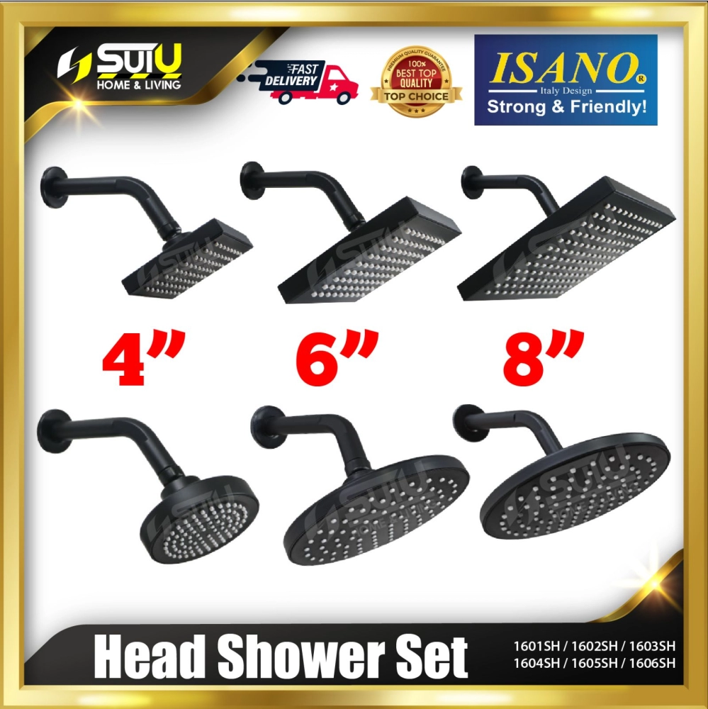 ISANO 1601SH 1602SH 1603SH 1604SH 1605SH 1606SH Head Shower Set