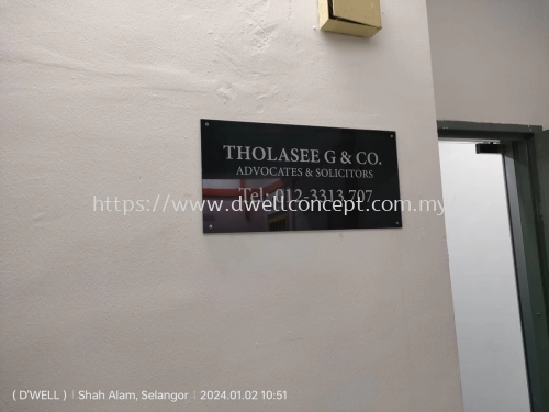 OFFICE INDOOR ACRYLIC SIGNAGE SHAH ALAM | SELANGOR | MALAYSIA | PANDAN INDAH | SHAMELIN