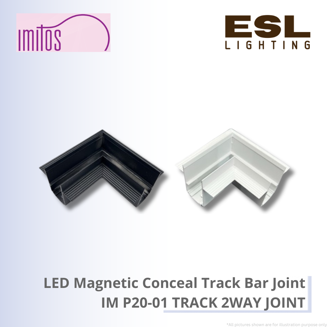IMITOS LED Magnetic Conceal Track Bar Joint - IM P20-01 TRACK 2WAY JOINT