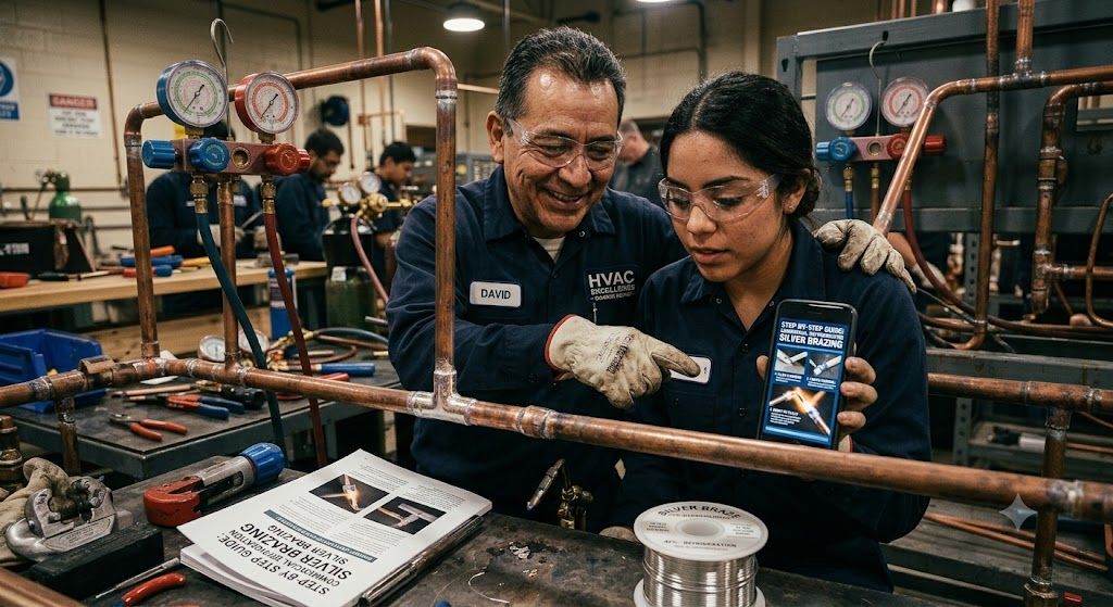 silver brazing refrigeration system installation guide