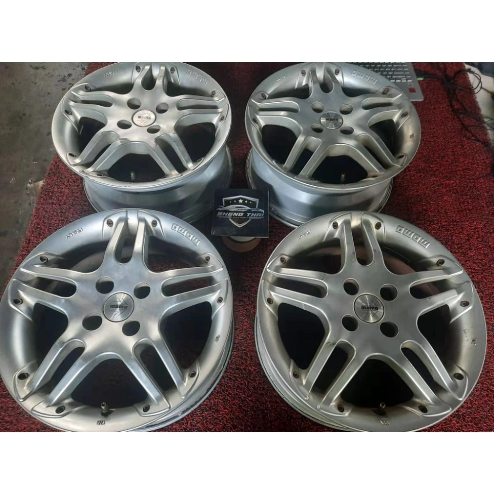 DAIHATSU L900/PERODUA KENARI MOMO RIM 16INCH MADE IN ITALY F/R SET(NO WARRANTY SABAH DAN SARAWAK)