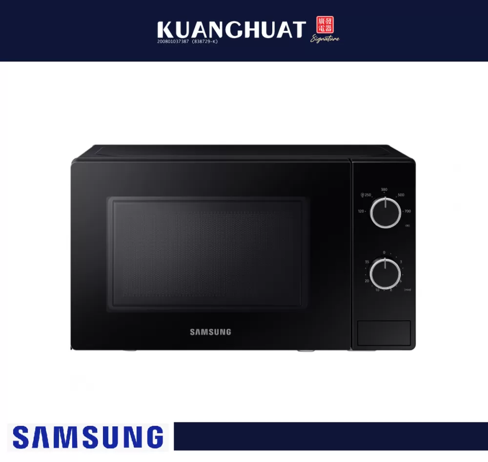 SAMSUNG 20L Solo Microwave Oven with Full Glass Door MS20A3010AL/SM
