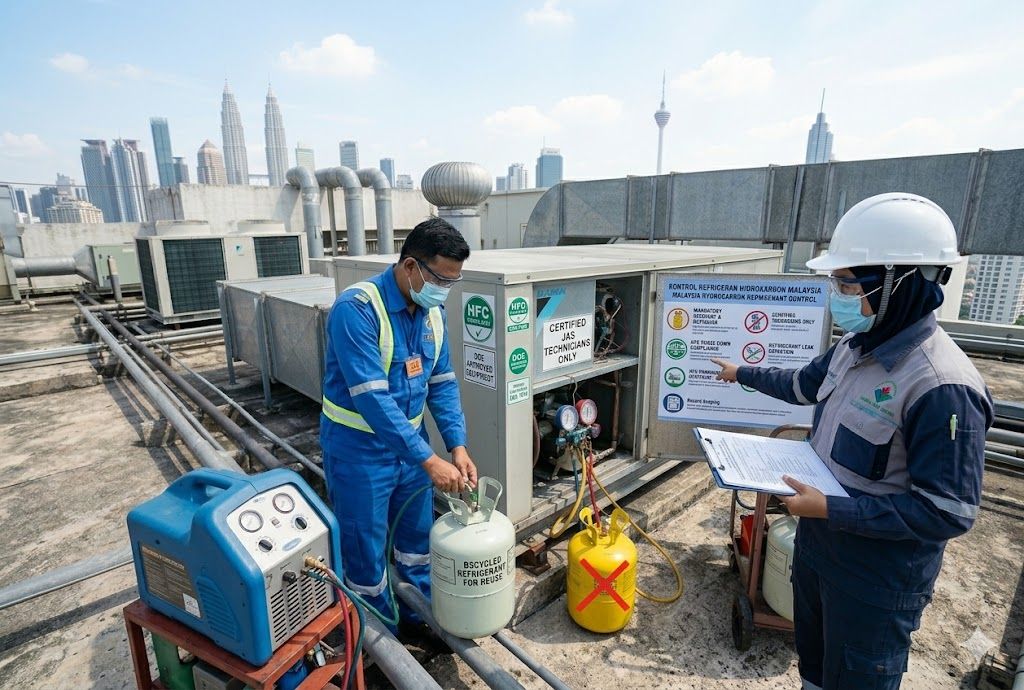 hydrocarbon refrigerant environmental compliance Malaysia