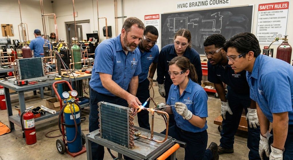 HVAC brazing procedure training course