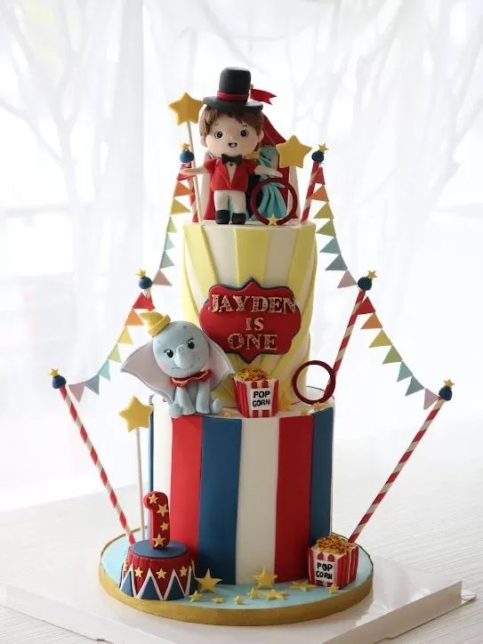 Carnival Circus Cake