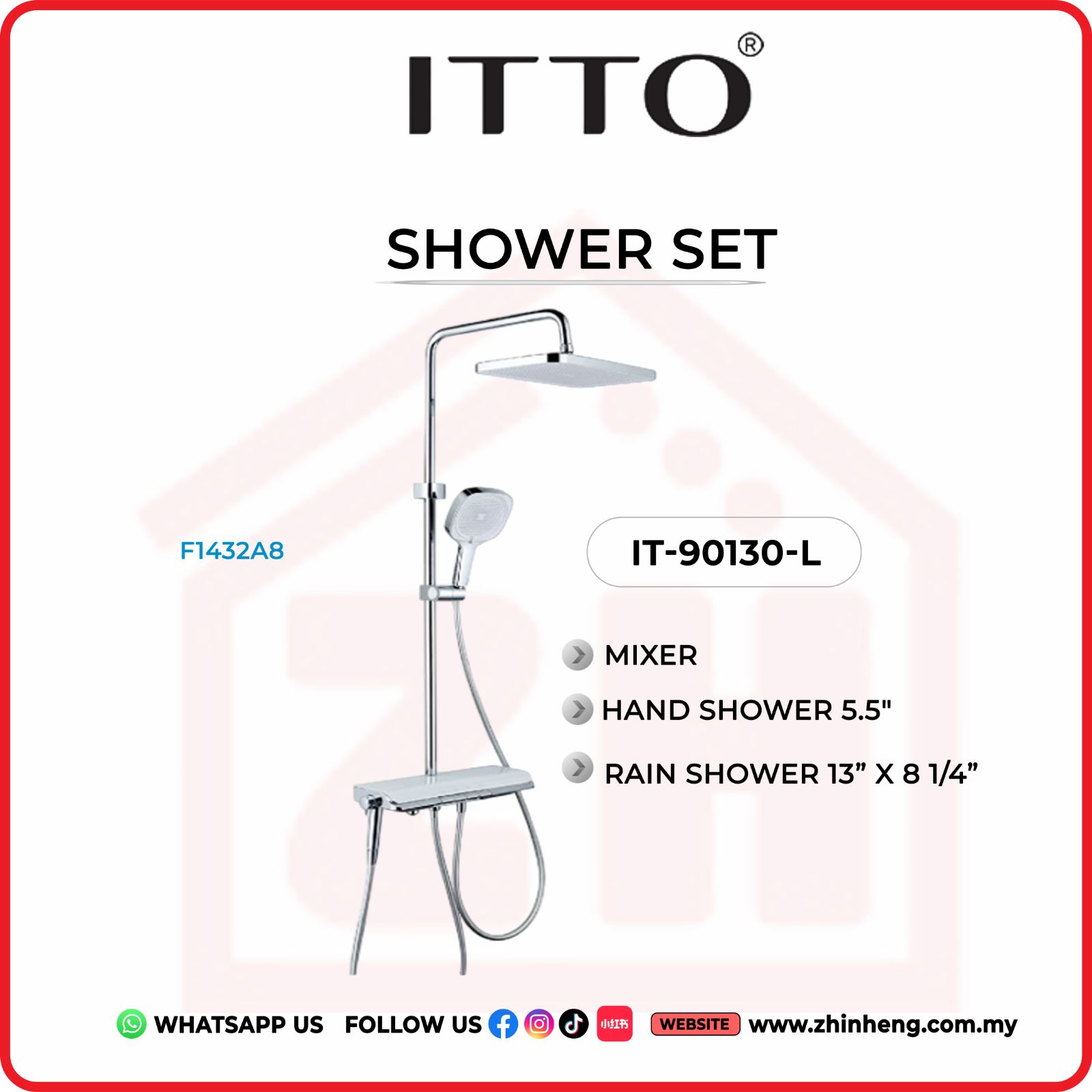 ITTO SHOWER SET  IT-90130-L