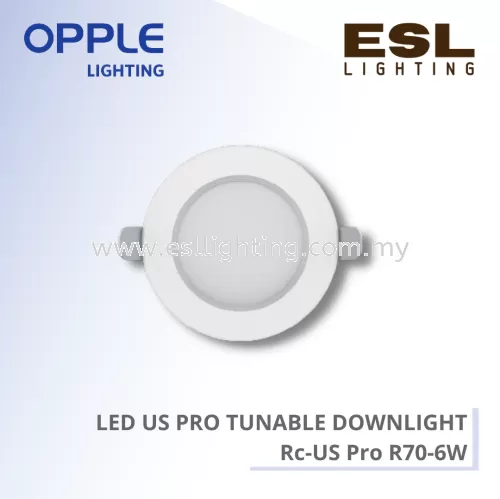 OPPLE DOWNLIGHT - LED US PRO TUNABLE DOWNLIGHT - Rc-US PRO R70-6W-WH/BK/GY
