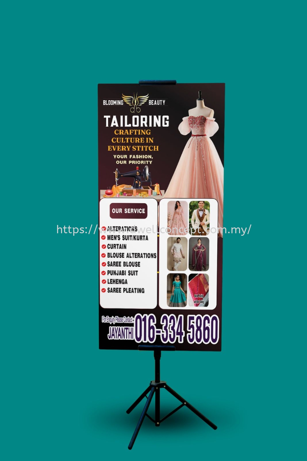 BUNTING PRINTING AND TRIPOD STAND SERVICE