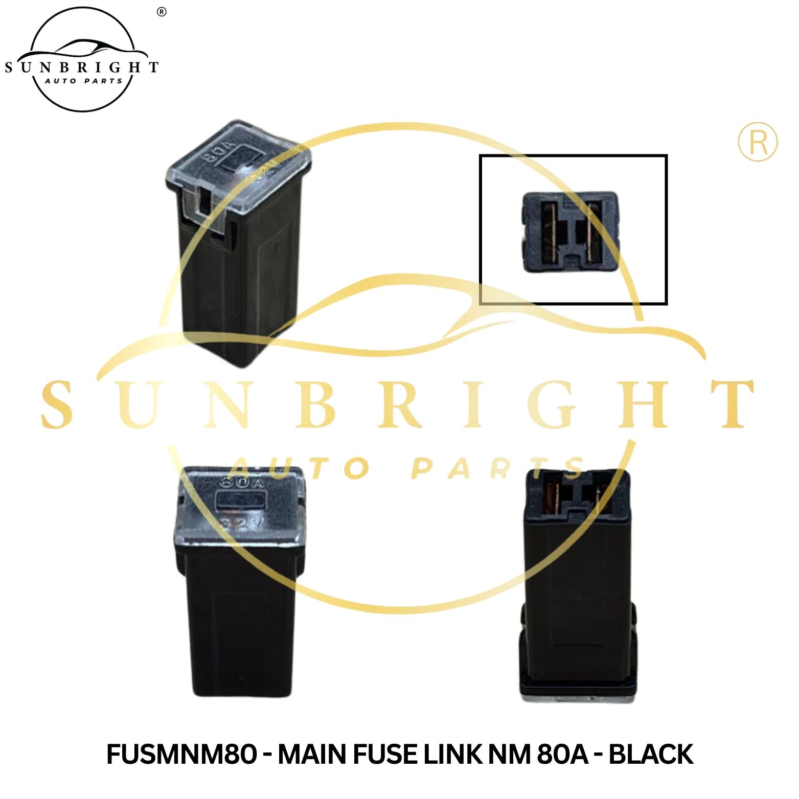 FUSMNM80 - MAIN FUSE LINK NM 80A - BLACK