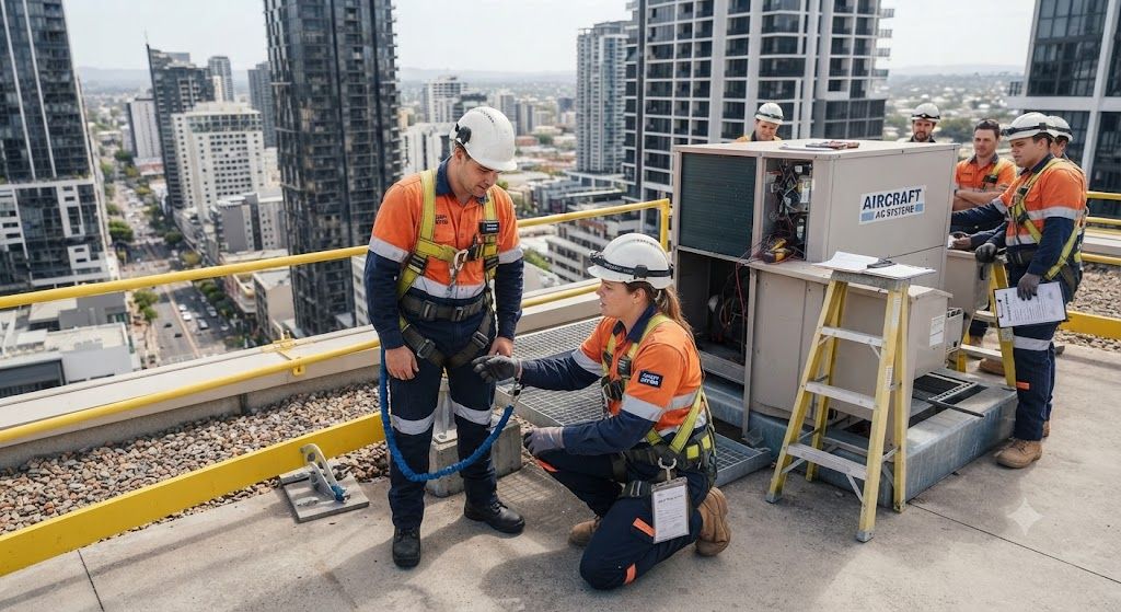 professional aircond safety training working at height