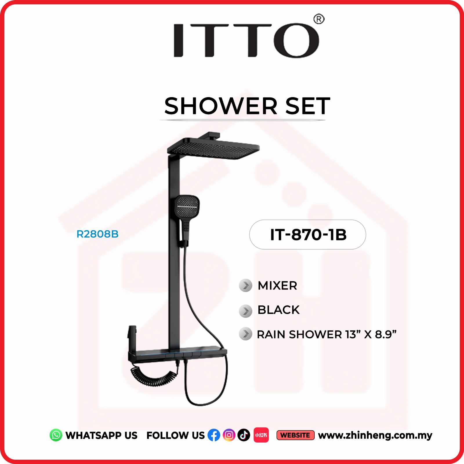 ITTO SHOWER SET IT-870-1B
